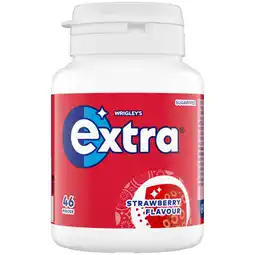 Asda Wrigley's Extra Strawberry Flavour Sugarfree Chewing Gum Bottle 46 Pieces offer