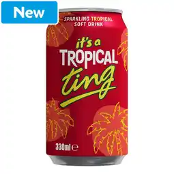 Morrisons Ting Tropical Soda Carbonated Tropical Juice offer