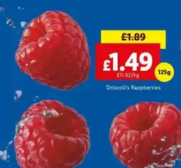 Lidl Driscoll's Raspberries offer
