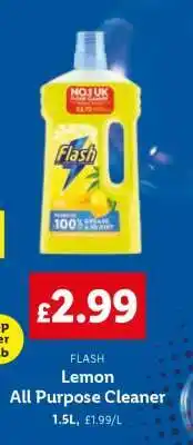 Lidl Flash Lemon All Purpose Cleaner offer