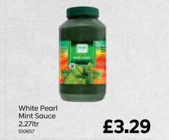 Bestway White Pearl Mint Sauce offer