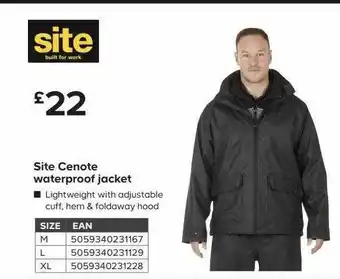 TradePoint Site Cenote Waterproof Jacket offer