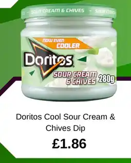Asda Doritos Cool Sour Cream & Chives Dip offer