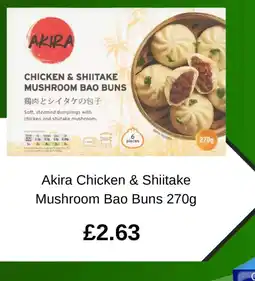 Asda Akira Chicken & Shiitake Mushroom Bao Buns offer