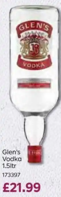 Bestway Glen's Vodka offer