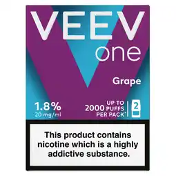 Morrisons Veev One Grape 1.8% Pod 21g offer