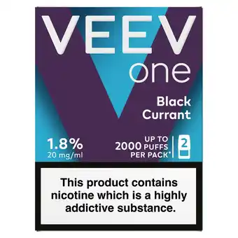 Morrisons Veev One Blackcurrant 1.8% Veev Pod 21g offer