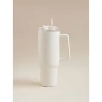 Asda George Home Cream Metal Tumbler 1136ml offer