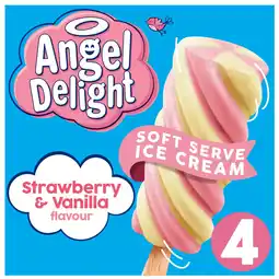 Morrisons Angel Delight Strawberry & Vanilla Ice Cream Sticks offer