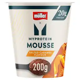 Asda Muller x Myprotein Salted Caramel Flavor Mousse 200g offer