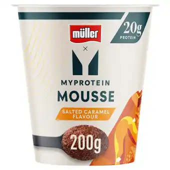 Asda Muller x Myprotein Salted Caramel Flavor Mousse 200g offer