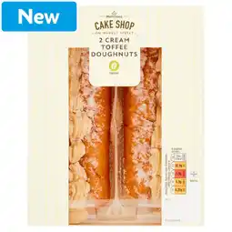 Morrisons Morrisons 2 Cream Toffee Doughnuts offer