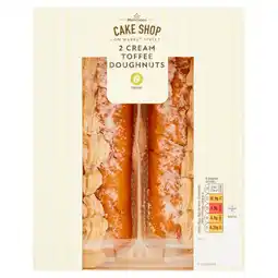 Morrisons Morrisons 2 Cream Toffee Doughnuts offer