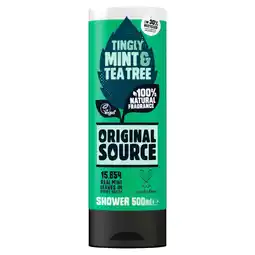Asda Original Source Mint & Tea Tree Vegan Shower Gel offer