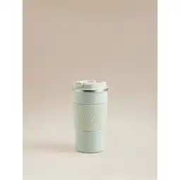 Asda George Home Sage Green Metal Travel Mug 400ml offer