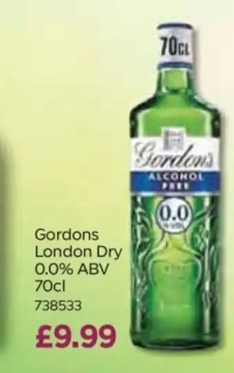 Bestway Gordons London Dry 0.0% ABV offer