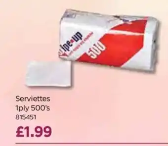 Bestway Serviettes 1ply offer