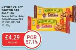 Bestway Nature valley protein bar Peanut & Chocolate/ Salted Caramel Nut offer