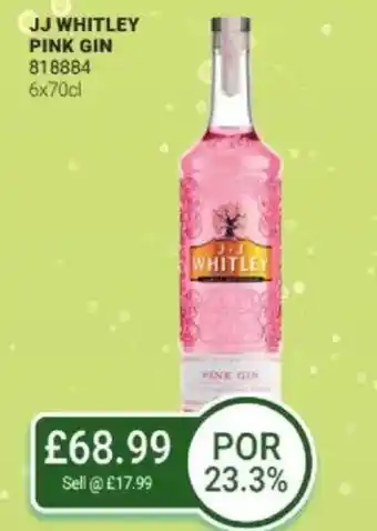 Bestway JJ whitley pink gin offer