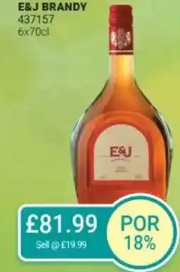Bestway E&J Brandy offer
