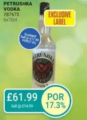 Bestway PETRUSHKA Vodka offer