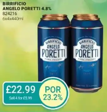 Bestway BIRRIFICIO ANGELO PORETTI 4.8% offer