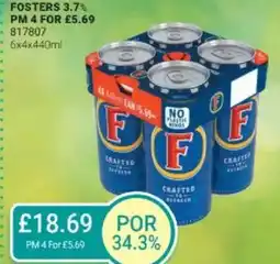Bestway FOSTERS 3.7% offer
