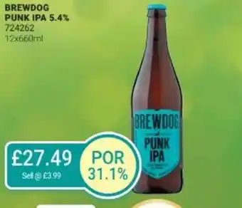Bestway Brewdog punk ipa 5.4% offer