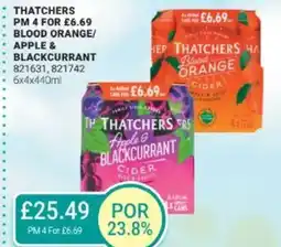 Bestway THATCHERS Blood orange/ apple & blackcurrant offer