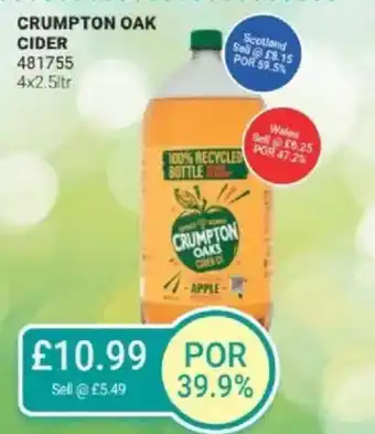 Bestway CRUMPTON Oak Cider offer