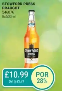 Bestway Stowford press draught offer