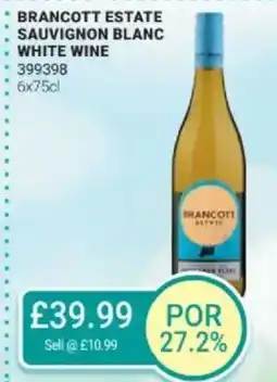 Bestway Brancott estate sauvignon blanc white wine offer