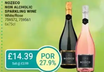 Bestway Nozeco non alcholic sparkling wine offer