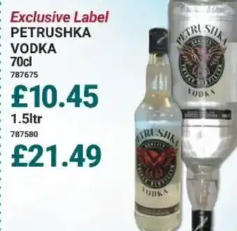 Bestway PETRUSHKA Vodka offer