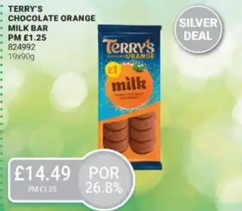 Bestway TERRY'S Chocolate orange milk bar offer