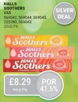 Bestway HALLS Soothers offer