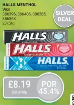 Bestway HALLS Menthol offer