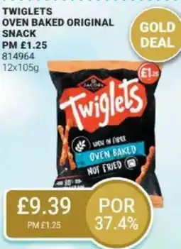 Bestway TWIGLETS Oven baked original snack offer