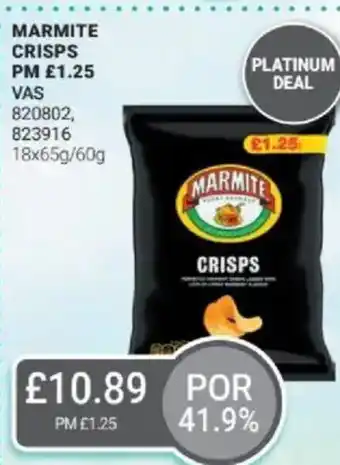 Bestway Marmite crisps offer