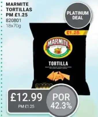 Bestway Marmite tortillas offer