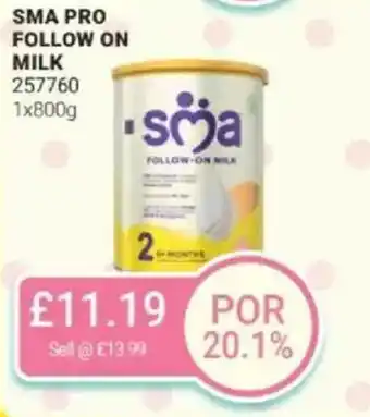 Bestway Sma pro follow on milk offer