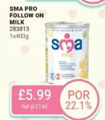 Bestway Sma pro follow on milk offer