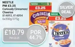Bestway NESTLE Curiously Cinnamon/ Cheerios offer