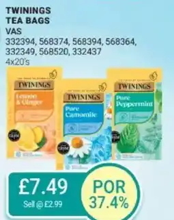 Bestway TWININGS Tea Bags offer