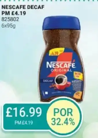 Bestway NESCAFE Decaf offer