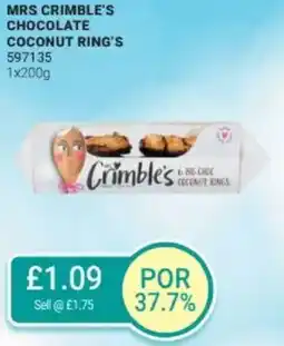 Bestway Mrs crimble's chocolate coconut ring's offer