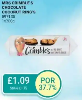 Bestway Mrs crimble's chocolate coconut ring's offer