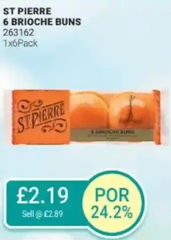 Bestway ST PIERRE 6 Brioche buns offer
