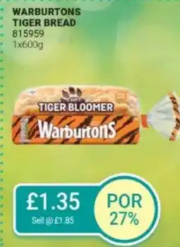 Bestway WARBURTONS Tiger bread offer