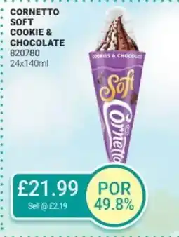 Bestway Cornetto soft cookie & chocolate offer